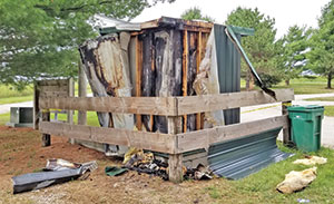 Fillmore County Journal- Outhouse Fire