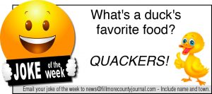 Fillmore County Journal- Joke of the Week