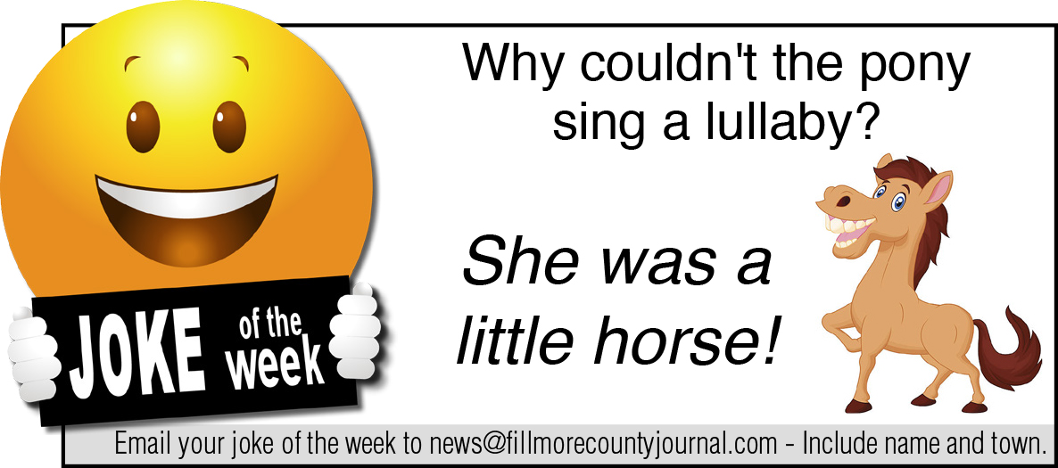 Fillmore County Journal- Joke of the Week