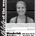 Fillmore County Journal - Sports Athlete of the Week