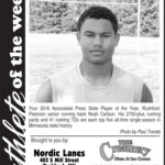 Fillmore County Journal - Athlete of the Week - Noah Carlson