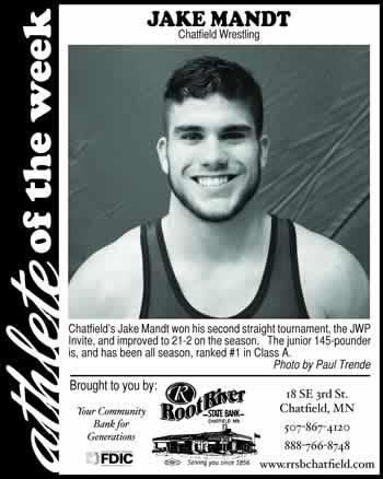 Fillmore County Journal Athlete of the Week ~ Mandt