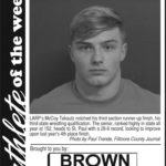Fillmore County Journal - Athlete of the Week