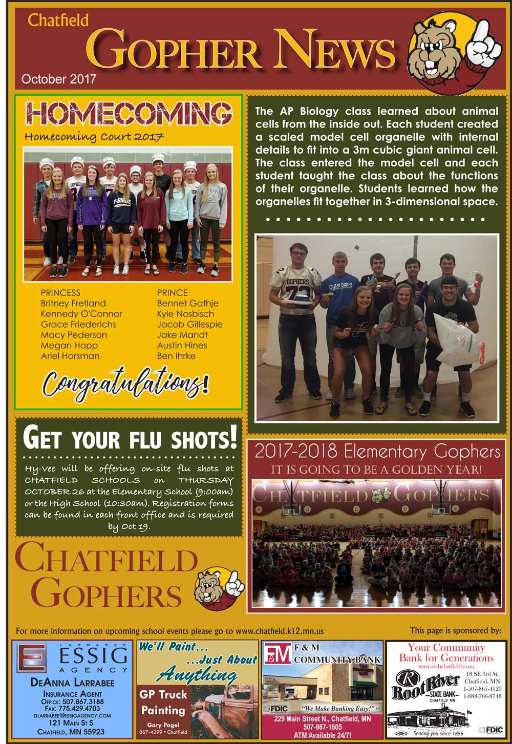 Fillmore County Journal - Chatfield Gopher News