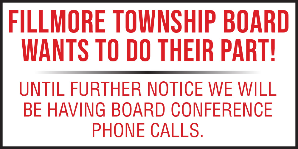 Fillmore Township Board Conference Phone Calls