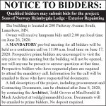 Fillmore County Journal - Notice to bidders: Sons of Norway