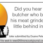 Fillmore County Journal - Joke of the Week - 8.3.20