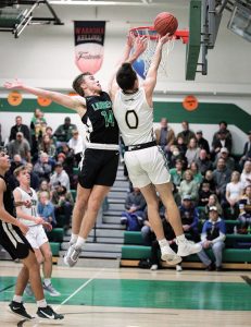 Chris Pieper sores for a layup