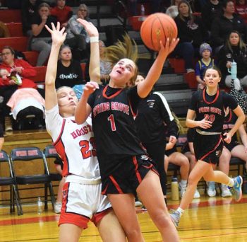 Spring Grove's Siri Konkel vs Houston's Aubrey Boldt