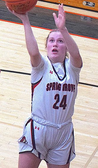 Lion Girls Claim First Win Over St. Charles, 63-27