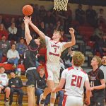 Bryce Berns and Camden Hungerholt in boys basketball.