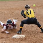 Chatfield’s Brynn Horsman slides safely into third base