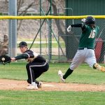 R-P's Rylan Schneider stretches