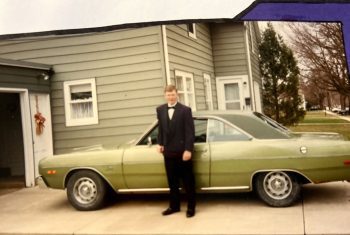 Jason Hovey at Junior Prom with the Dart.