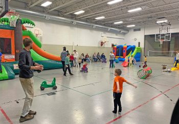 Tot time in the gym is so fun. Photo submitted