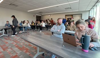 Crowd at the Lanesboro School Board meeting