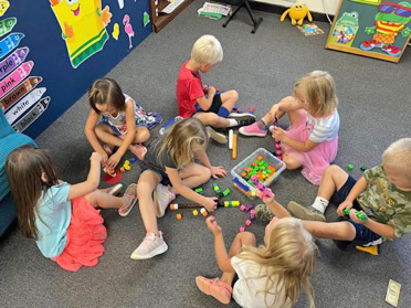 Learning with friends at St. John’s in Caledonia. Photo submitted