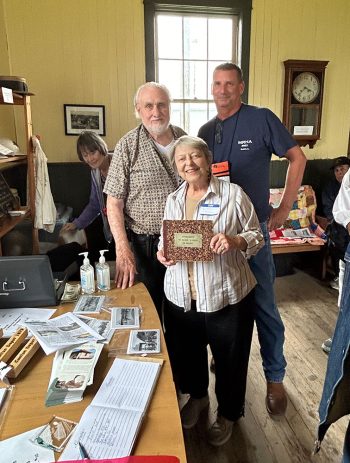 MRHA President Jeff Goutcher Presents a Ledger of LCL to Canton Depot
