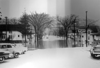 March 1961 - Main Street just east of the business district.