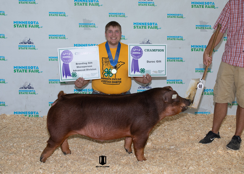 Grand Champion Duroc Gilt