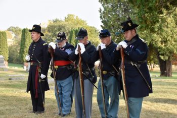 Members of the Sons of Union Veterans of the Civil War (SUVCW), Colonel Colvill Camp conducted 23 Last Union Veteran ceremonies this year. Photo by Charlene Corson Selbee