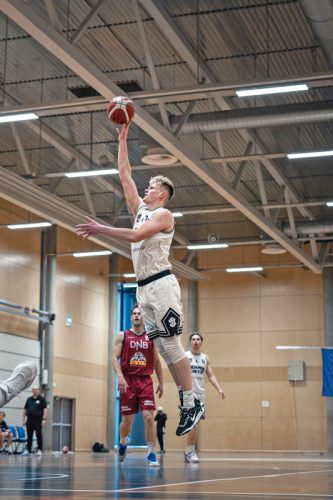 Josef Fahrenholtz takes a jump shot. Photo submitted