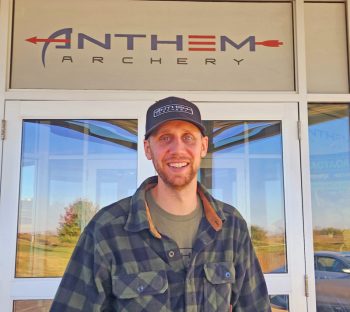 Drew Nielson, Anthem Archery’s general manager. Photo by Zech Sindt