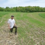 Connor McCormick continues to research ways to protect his family’s land and improve the farm operation. Photo submitted