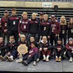 For a second straight year, Chatfield wrestling grabbed the Bi-State team title, not only in the Division III portion, but overall. With a champion (Jameson Priebe), a runner-up (Carson Rowland), a third place (Javier Berg) and five other placers, the Gophers defended their championship from last year. Photo submitted