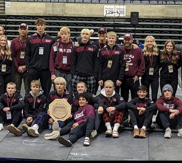 For a second straight year, Chatfield wrestling grabbed the Bi-State team title, not only in the Division III portion, but overall. With a champion (Jameson Priebe), a runner-up (Carson Rowland), a third place (Javier Berg) and five other placers, the Gophers defended their championship from last year. Photo submitted