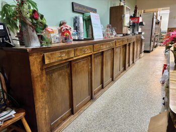 The Gateway Cafe still features the original countertop. Photo by Alex Gumbel