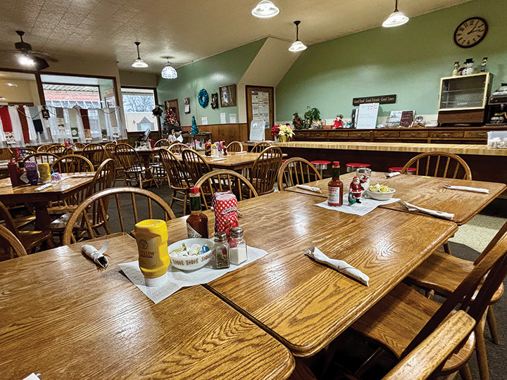 The Gateway Cafe features a cozy interior with plenty of space for regulars and visitors. Photo by Alex Gumbel