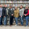 The Houston School Board posed for their official photo; from left to right: Steve Walters, Chair Josh Norlien, Treasurer Arlin Peterson, Clerk Mark Swenson, Vice-chair Mimi Carlson, Nickki Johnson, Lisa Schultz and Superintendent Mary Morem. Photo by Wanda Hanson