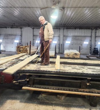 Lumber grader, Ron Klinski. Photo submitted