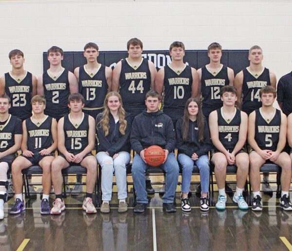 Caledonia boys basketball topped Rushford-Peterson 84-67 to clinch the TRC-East division title. The Class AA #3 Warriors ran their win streak to nine and they improved to 20-2 on the year. Photo by Paul Trende