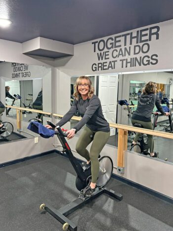 Owner Tiffany Danielson is ready to lead a class. Photo by Wanda Hanson