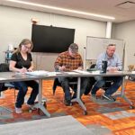 The Lanesboro Board from left to right: Steve Storhoff, Sarah Peterson, Chair Steve Snyder, Mark Holmen, Kevin Horihan and Lucas Bergo. Photo by Wanda Hanson