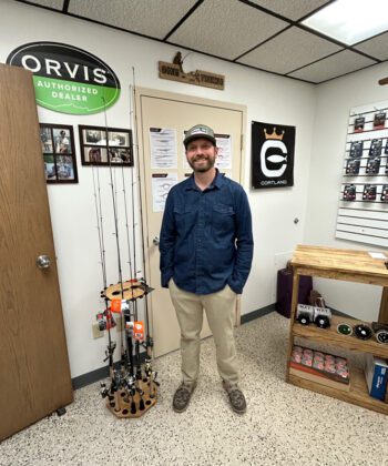 The shop also carries regular fishing rods for their customers. Photo by Wanda Hanson