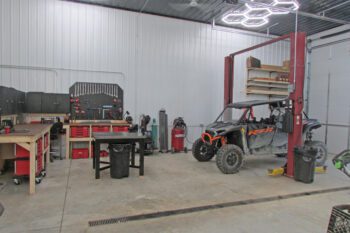 Total Powersports repair shop for all your needs. Photo by Sara York