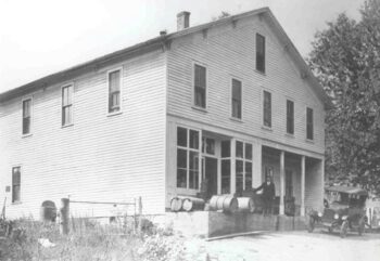 The Winnebago Valley Store (originally Barber’s Store), pictured about 1918 with owner Victor Johnson, was the store in the “lower,” downstream part of the once-flourishing town of Winnebago Valley. A bell on the roof was rung every day at noon. Photo submitted