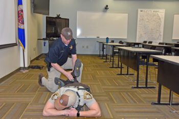 One technique used to control an active shooter. Photo by Charlene Corson Selbee