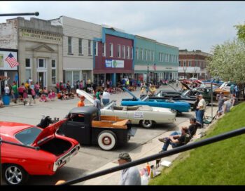 A wide variety of cars displayed at a recent show. Photo submitted