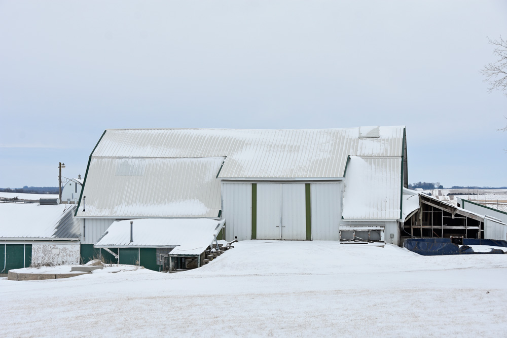 The barn is the only original building left standing on the farm. Photo by Charlene Corson Selbee