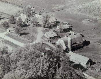 Historic picture of the Wissing farm established in 1870. The barn on the right side is still standing on the Wissing farm near Greenleafton. Photo submitted