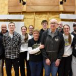 The King family gets together in Caledonia at Coach Brad’s home court. Photo by Charlene Corson Selbee