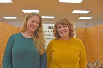Sisters Monica Thilges Cochran and Erica Thilges are the owners of the new Stardust Retro Revival antique mall in Harmony, Minn. Photo by Charlene Corson Selbee