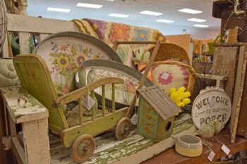 Welcome to Harmony’s new antique mall, Stardust Retro Revival, conveniently located on Highway 52 in Harmony, Minn. Photo by Charlene Corson Selbee