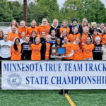 For the fifth time in five years, GMLOKS girls track and field finished top two at the State True Team meet. They narrowly took second (543.5 to 538), this time missing the championship as Section 1A rival Cotter/Hope Lutheran claimed first. Photo submitted