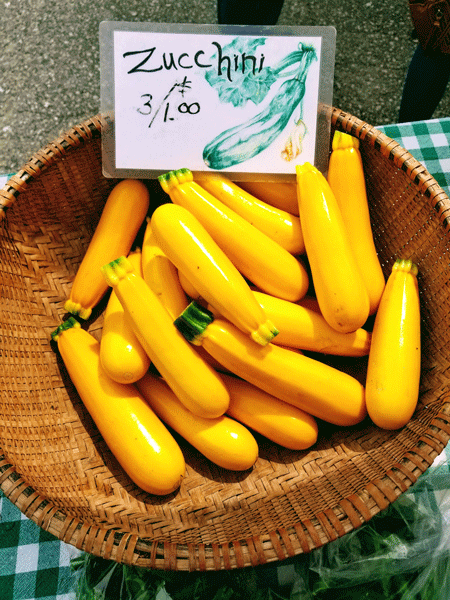 Locally grown produce is always a treat. Photo by Charlene Corson Selbee