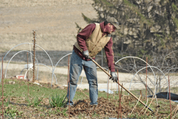 Kevin Schuldt is responsible for running the farm. Photo by Charlene Corson Selbee